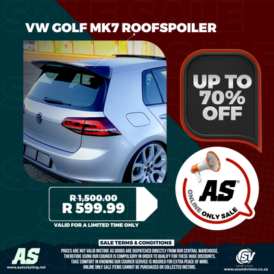 VW GOLF MK7 ROOFSPOILER