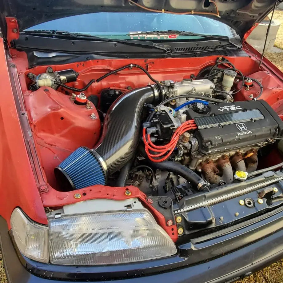 Simota Genuine Carbon Fibre Whale Air Intake Kit -  Honda Ballade / Civic