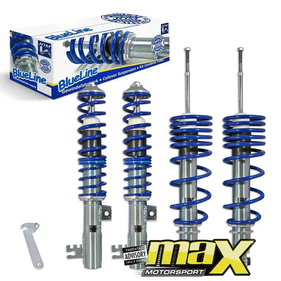 JOM Blue Line Coilover Kit (Height Adjustable) - VW Polo Vivo (10-18)