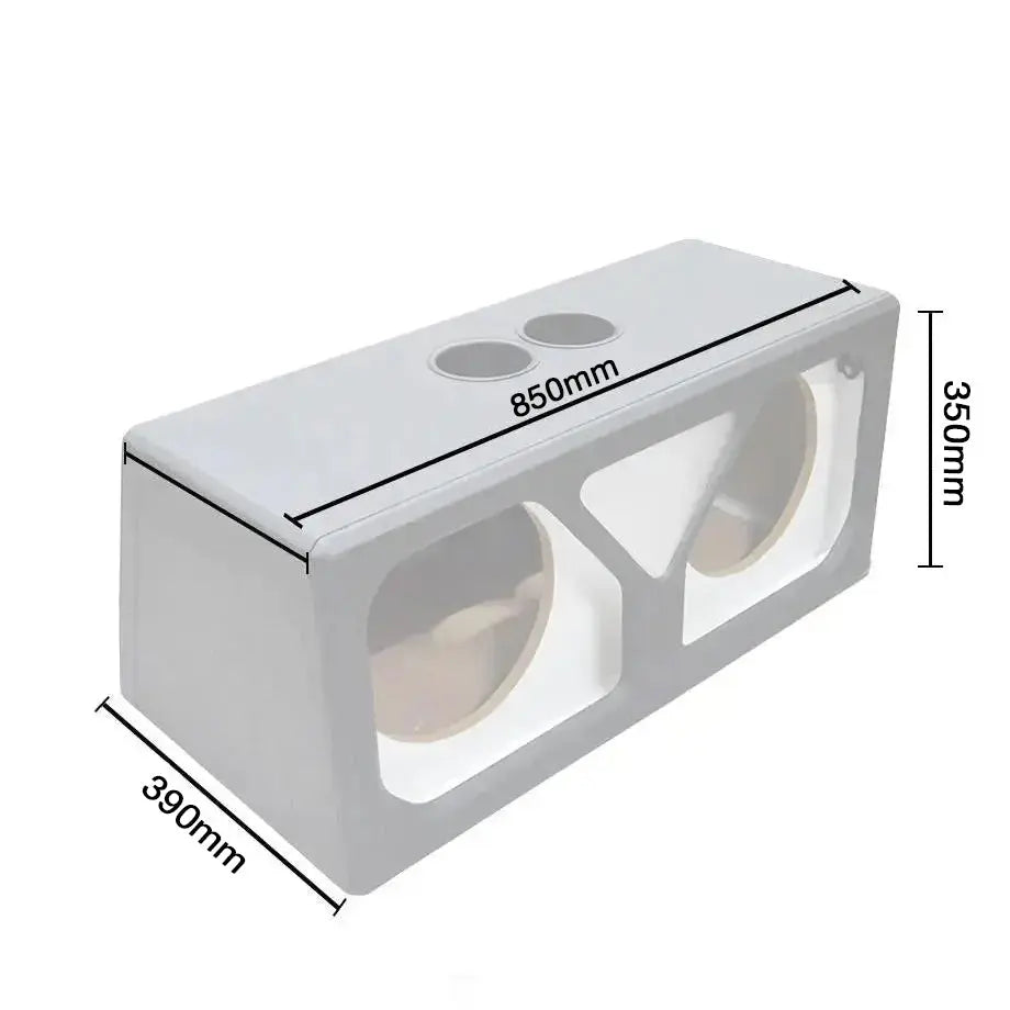 Custom 10" Double Sub-Box Enclosure