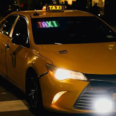 Customisable App Controlled LED Matrix Panel Display Screen - (100mm x 350mm)