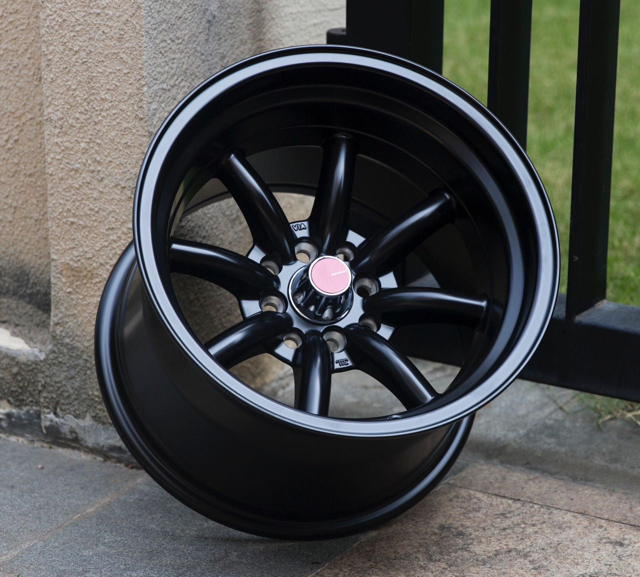 15” AS-WATA 4/100 4/114 Matt black