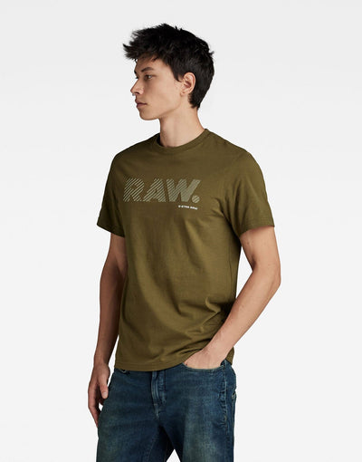 G-Star RAW 3D Raw Logo Slim Green T-Shirt