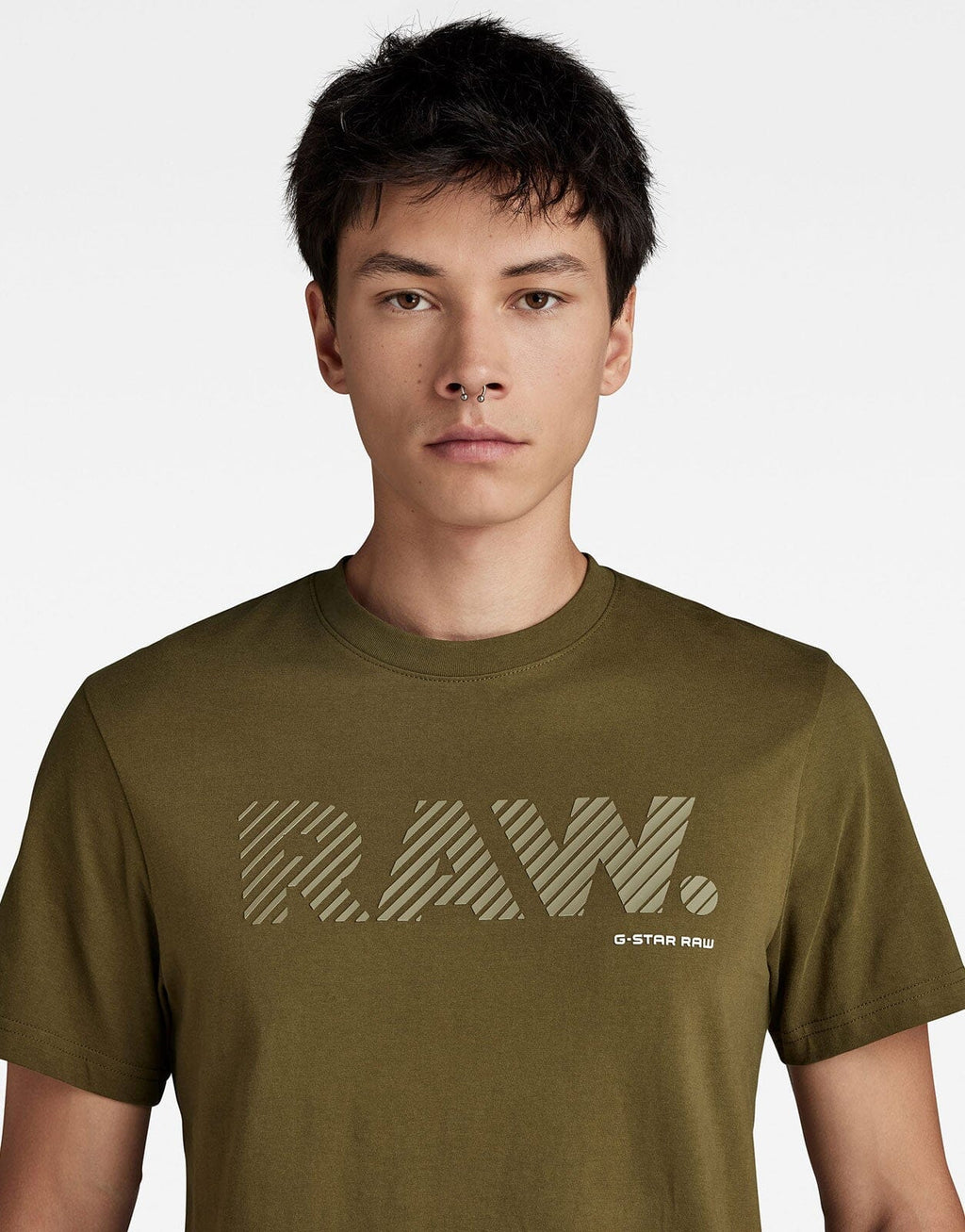 G-Star RAW 3D Raw Logo Slim Green T-Shirt
