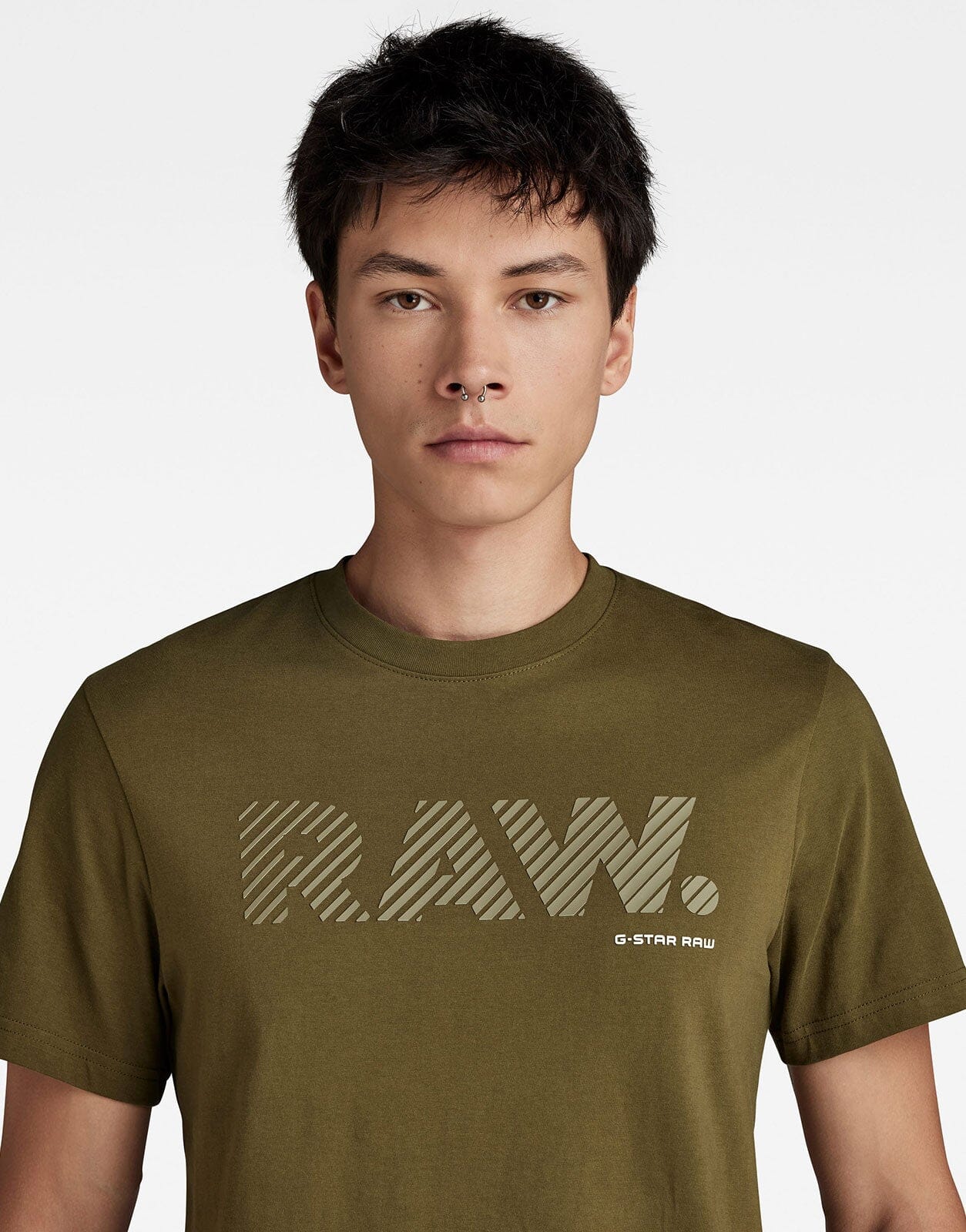 G-Star RAW 3D Raw Logo Slim Green T-Shirt