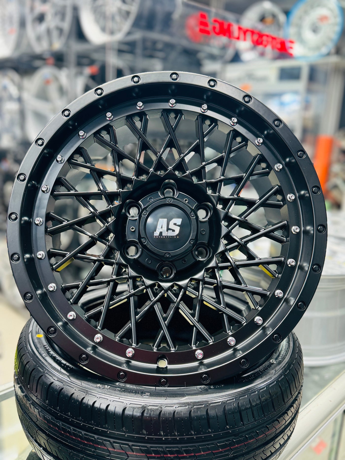 17” AS- X085 4x4 rims  6/139 9J  et0