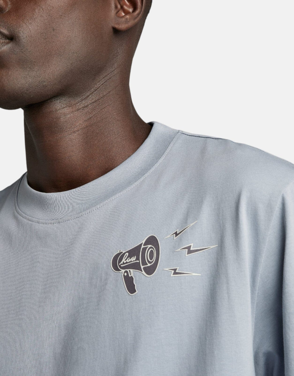 G-Star RAW Megaphone T-Shirt Grey