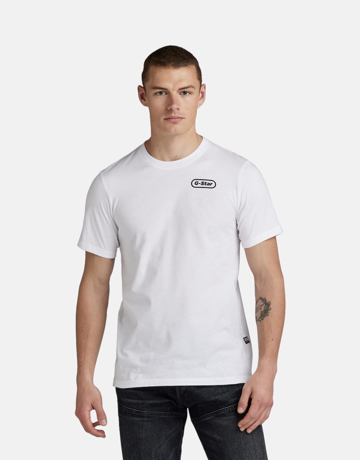 G-Star RAW Back Graphic Slim T-Shirt White
