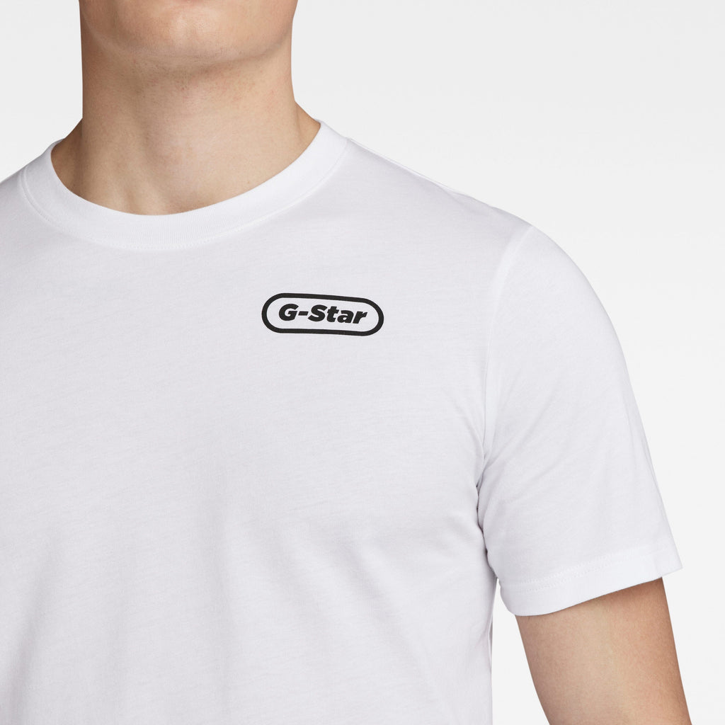 G-Star RAW Back Graphic Slim T-Shirt White