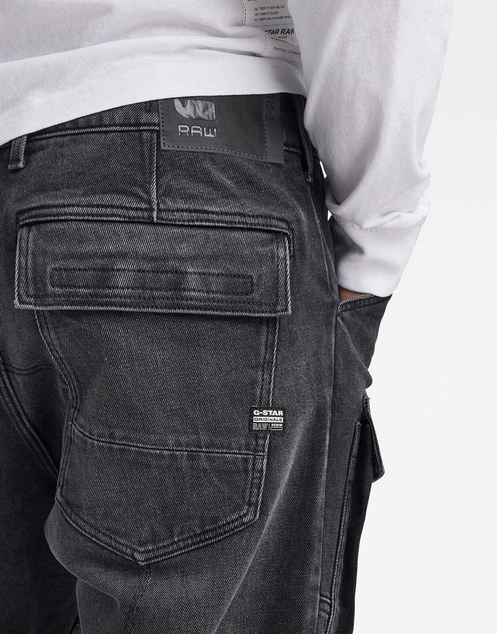 G-Star RAW 3D Straight Tapered Denim Cargo Pants