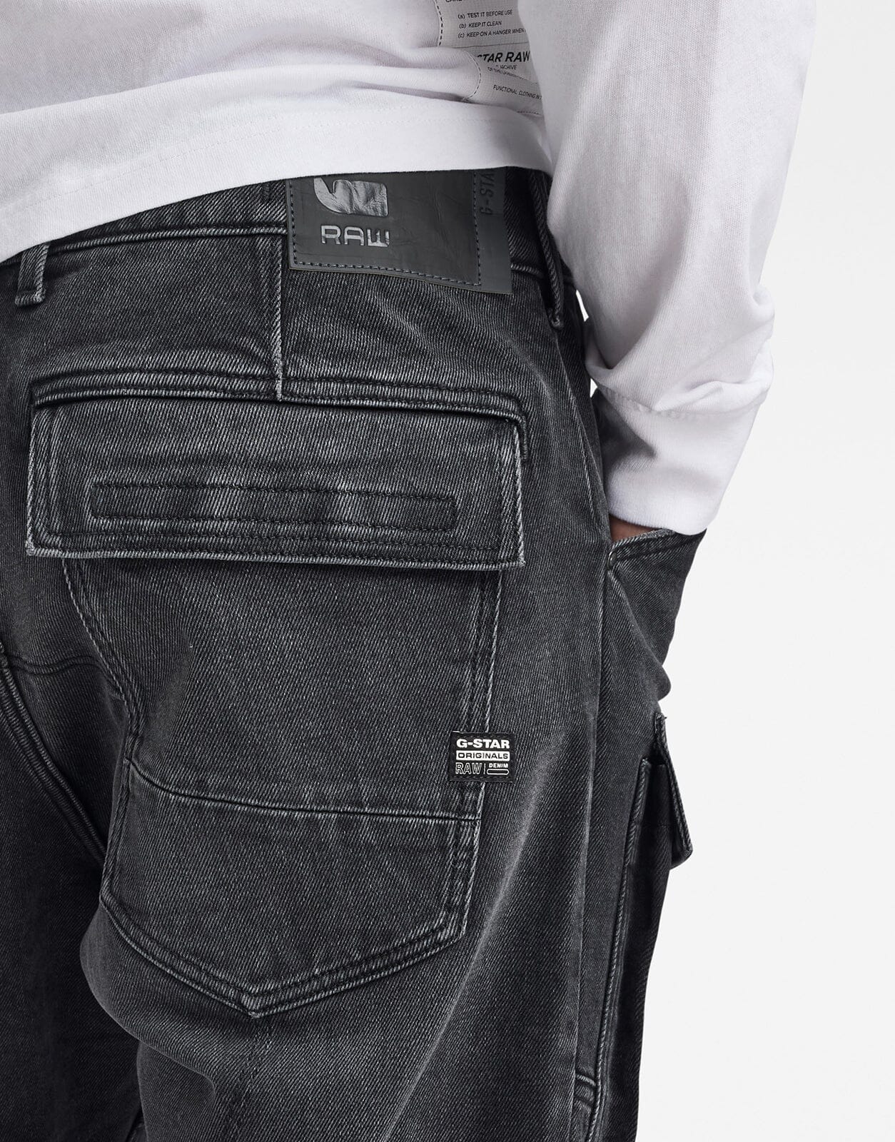 G-Star RAW 3D Straight Tapered Denim Cargo Pants