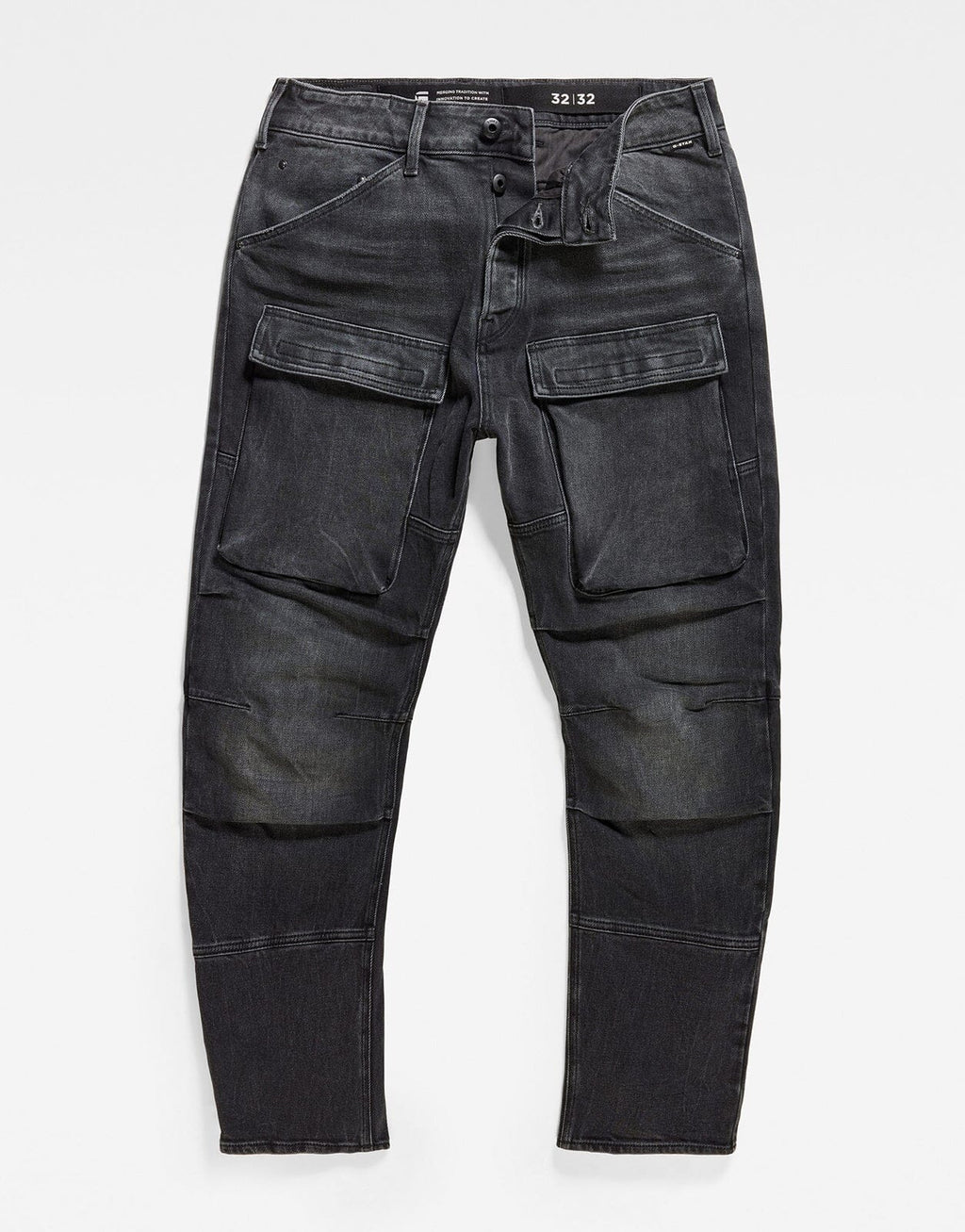G-Star RAW 3D Straight Tapered Denim Cargo Pants