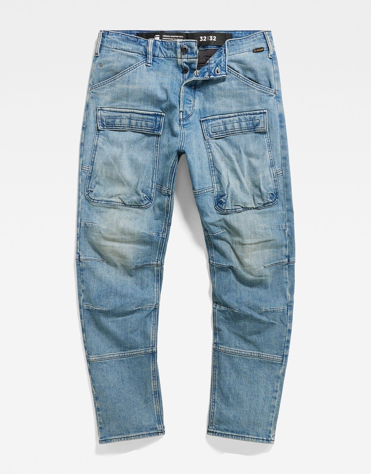 G-Star RAW 3D Straight Tapered Denim Cargo Pants