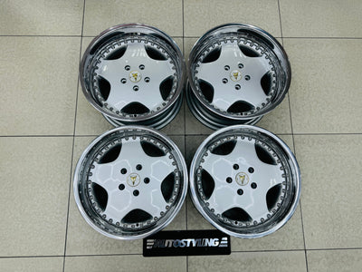18” WORK RYVER 3 pce split wheels 5x120  pcd