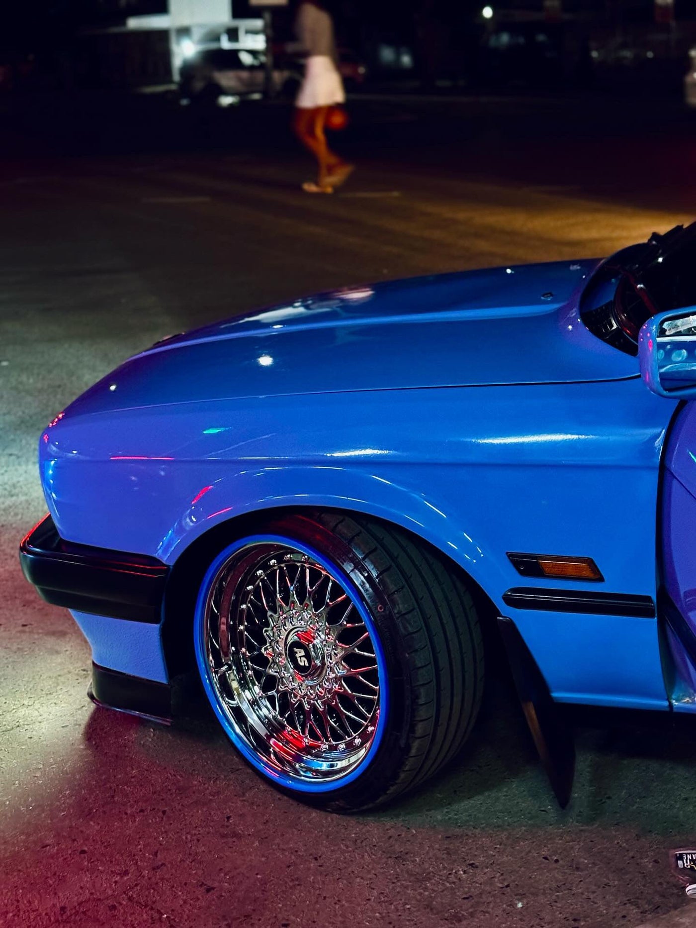 17” AS® CHROME WITH CHROME STUDS  4x100 & 5x100 10j rear