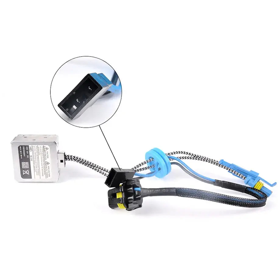 D5S Xenon Headlight Bulb With Wiring (6000K) - Each