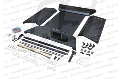 FORD RANGER T7 BLACK STEEL CANOPY