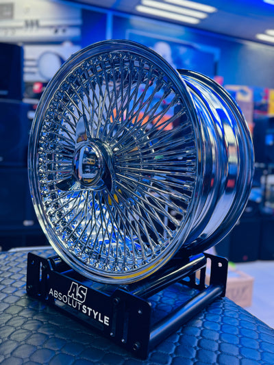 17” AS - 1000 SPOKE WIRE WHEEL FITS ALL CARS