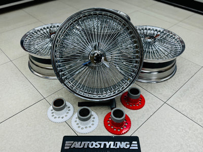 20” AS - 1000 SPOKE WIRE WHEEL FITS ALL CARS