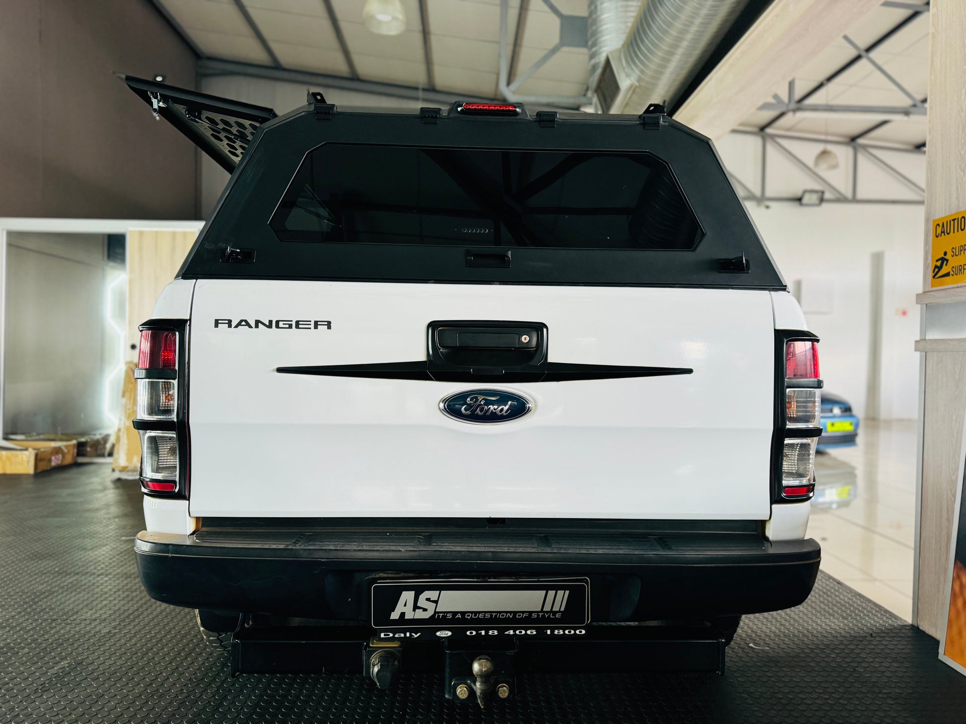 FORD RANGER T7 BLACK STEEL CANOPY
