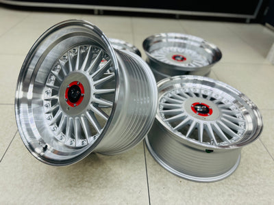 17'' NEW 10J AS-PINA SILVER 4/100 & 4/114 MULTI PCD