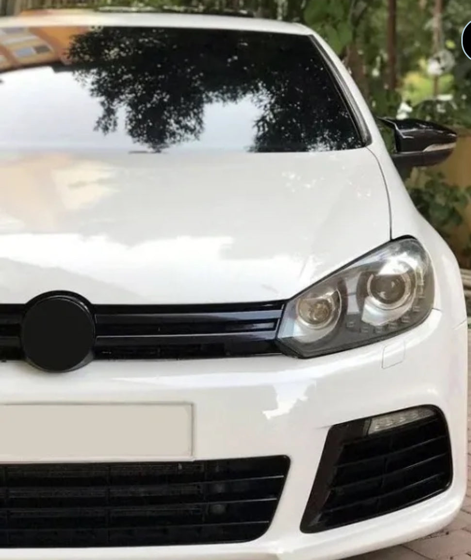 VW GOLF MK 6  M4 / BATMAN MIRROR COVERS GLOSS BLACK