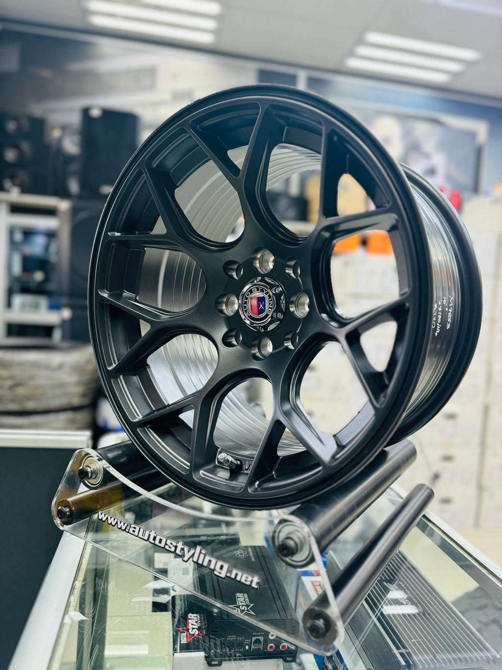 15” AS- 7553 4/100 4/114 gunmetal wheels