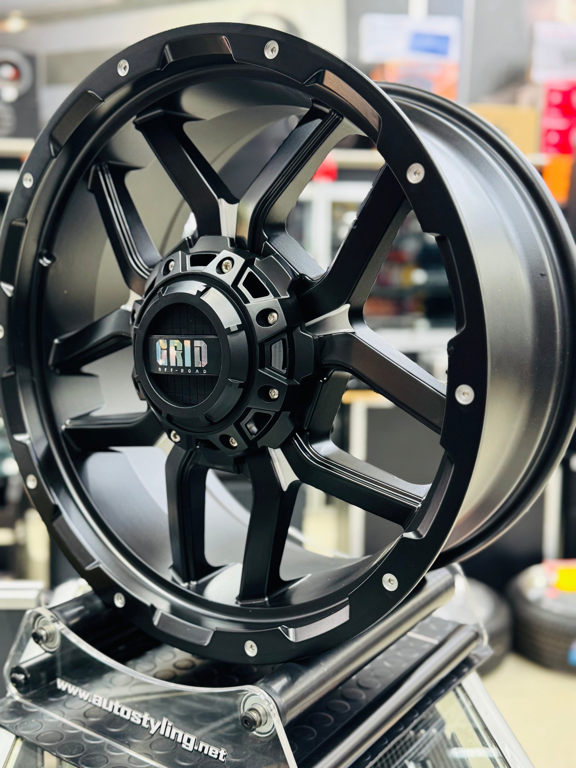 20” AS-F32JT198 6/139 BLACK BAKKIE RIMS