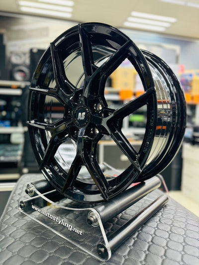 17” AS- GT180  GLOSS BLACK 5/114 PCD