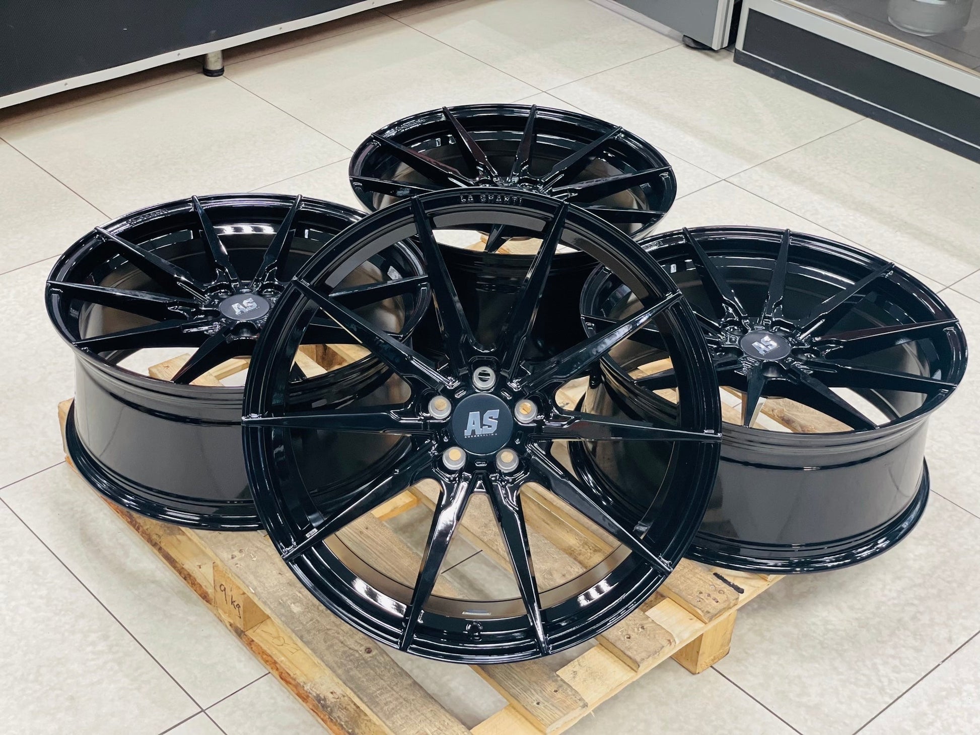 21” AS-5010 5x112 9j PCD gloss black wheels perfect for TIGUAN