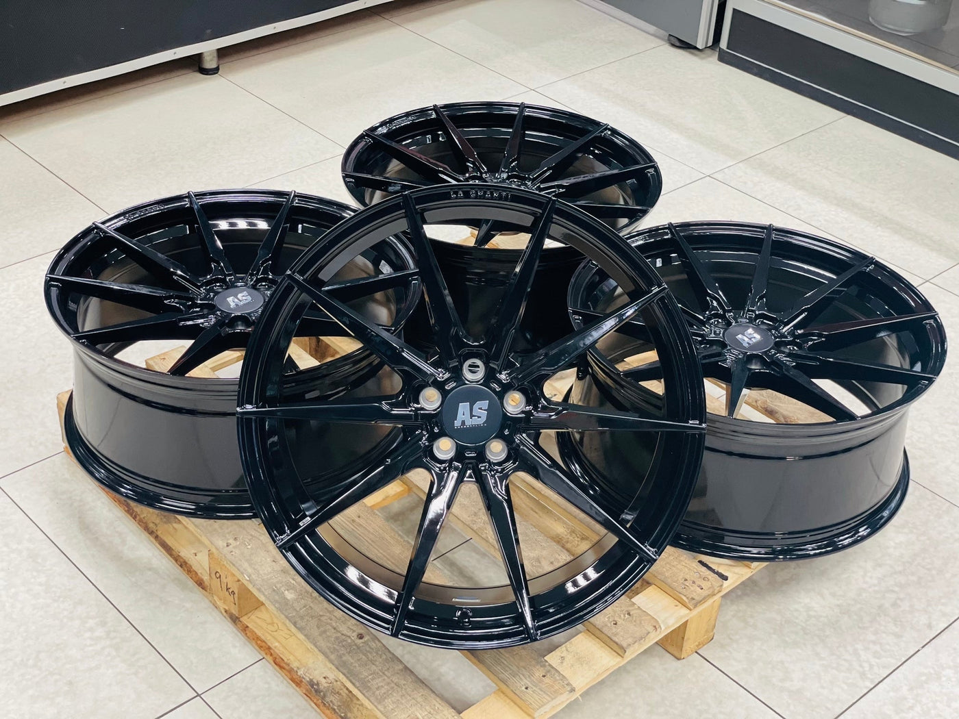 21” AS-5010 5x112 9j PCD gloss black wheels perfect for TIGUAN