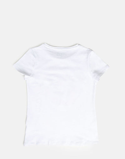 Guess Kids Short Sleeve T-Shirt White