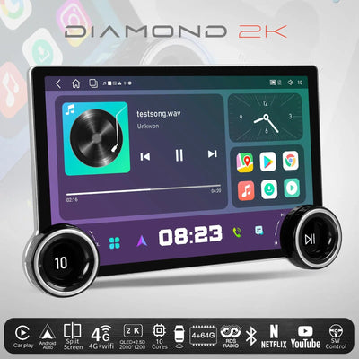 Diamond 2K - 11.5 Inch Dual Knob Android Multimedia Entertainment Unit
