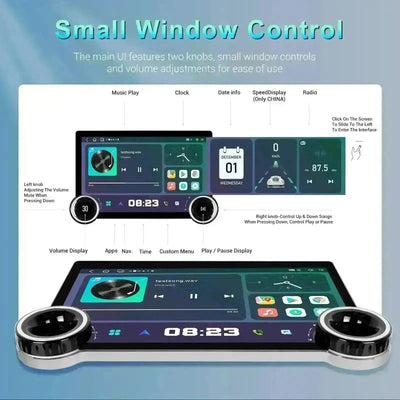 Diamond 2K - 11.5 Inch Dual Knob Android Multimedia Entertainment Unit - Benz CLK Class W209 (02-06) Models