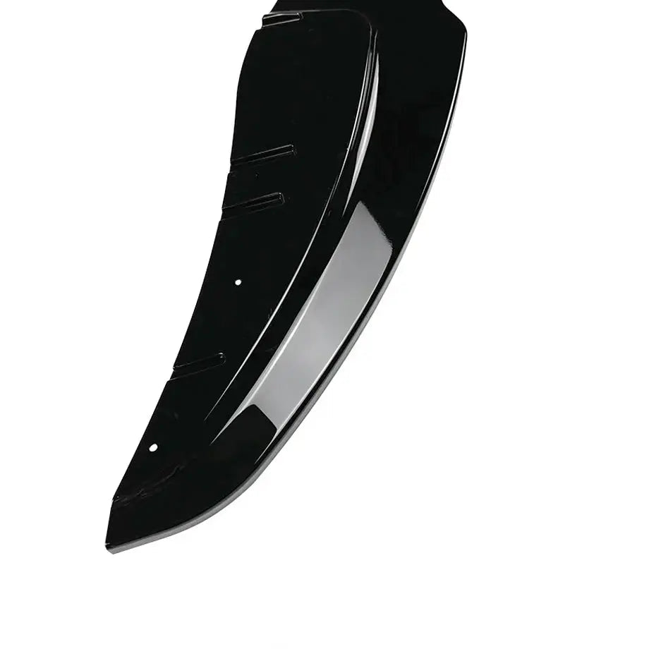 BM E82 / E87 / E88 1-Series 3-Piece Gloss Black Plastic Front Spoiler