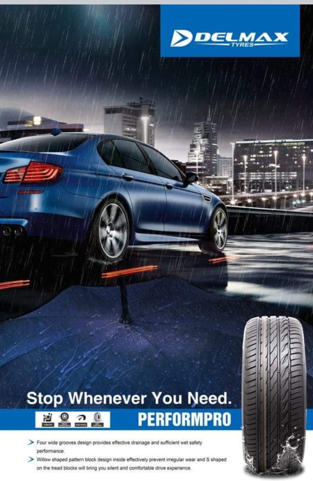 235/35/19 DELMAX PERFORMER TYRE