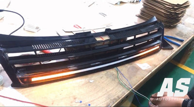POLO 9N MK8 GTI STYLE FACELIFT BADGE-LESS GRILL WITH LED ‼️ HALF PRICE ‼️