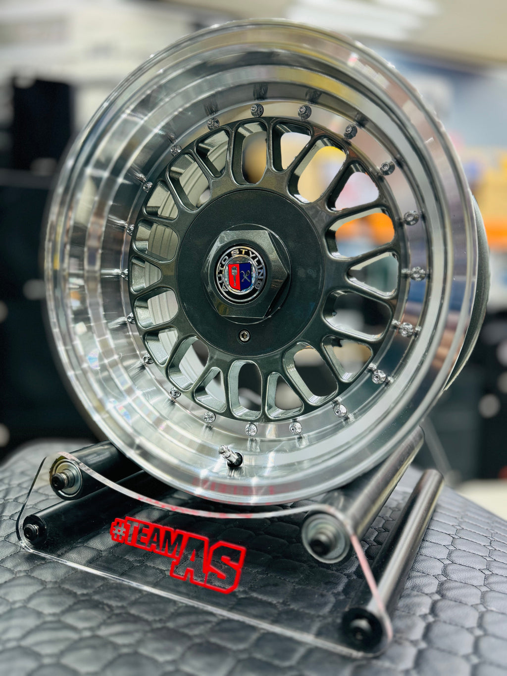 15” AS- 7489 4/100 4/108 gunmetal wheels