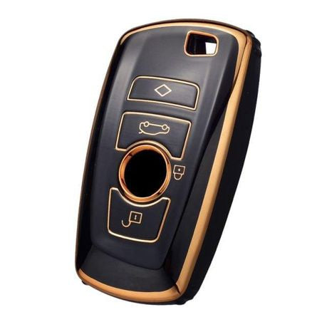 Key cover - BMW F series black & gold
