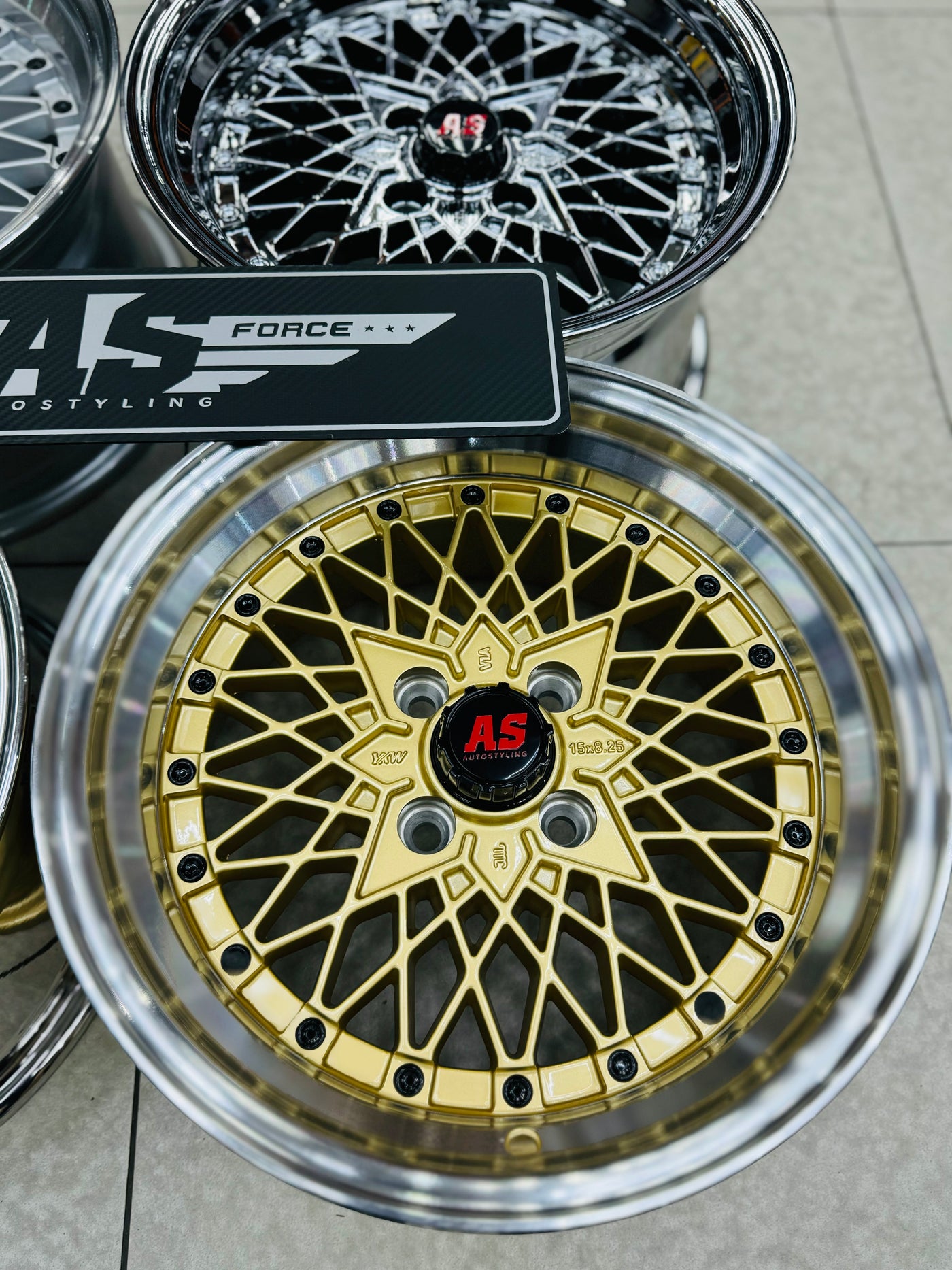 15” AS-SR 4/100 SILVER WHEELS