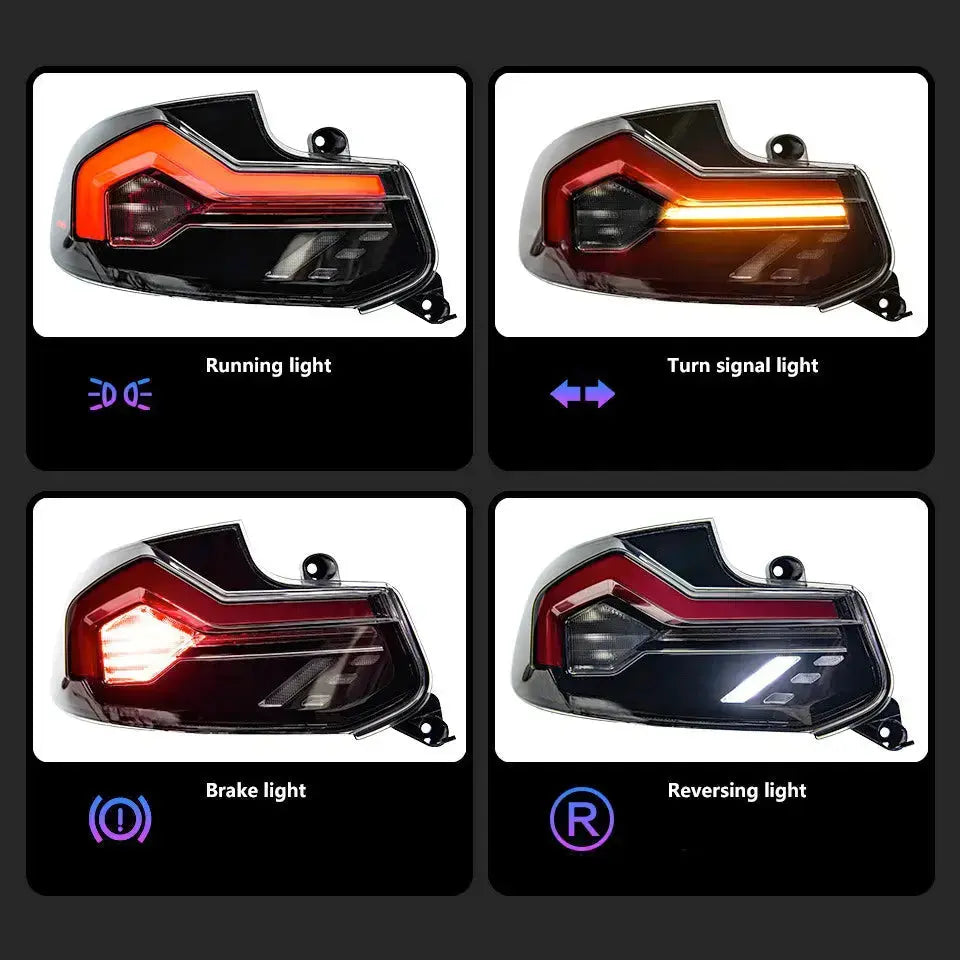 BM F22 / F23 2-Series GTS Style Sequential Smoked Black Taillights
