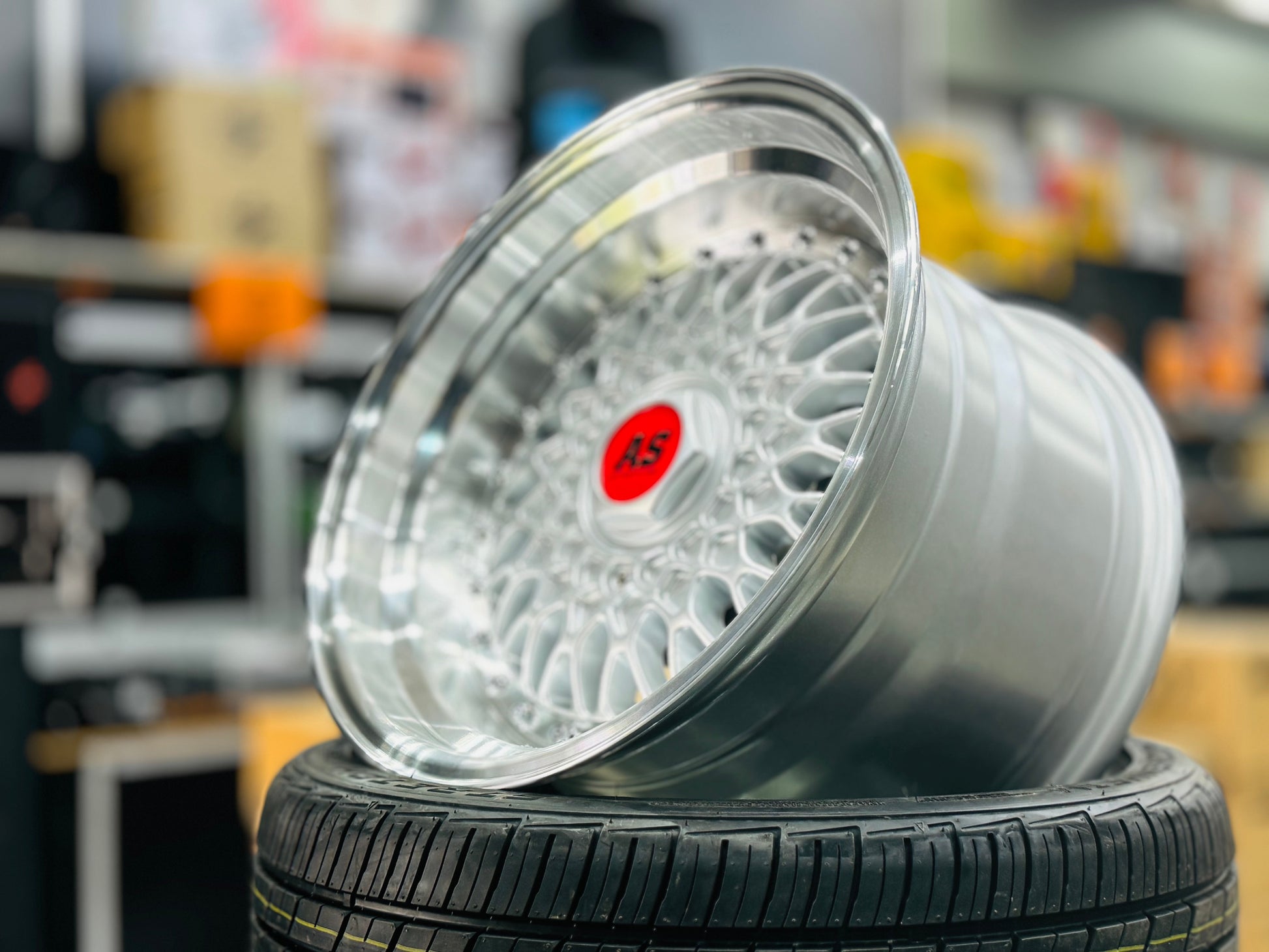 15” AS-MESH  4/100 & 5/100 multi pcd SILVER 8/9J