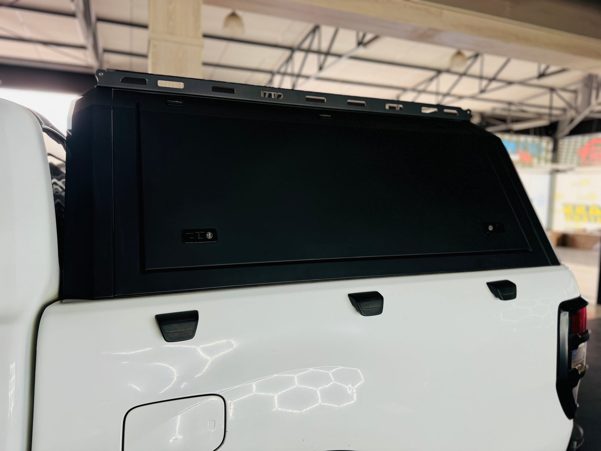 FORD RANGER T7 BLACK STEEL CANOPY