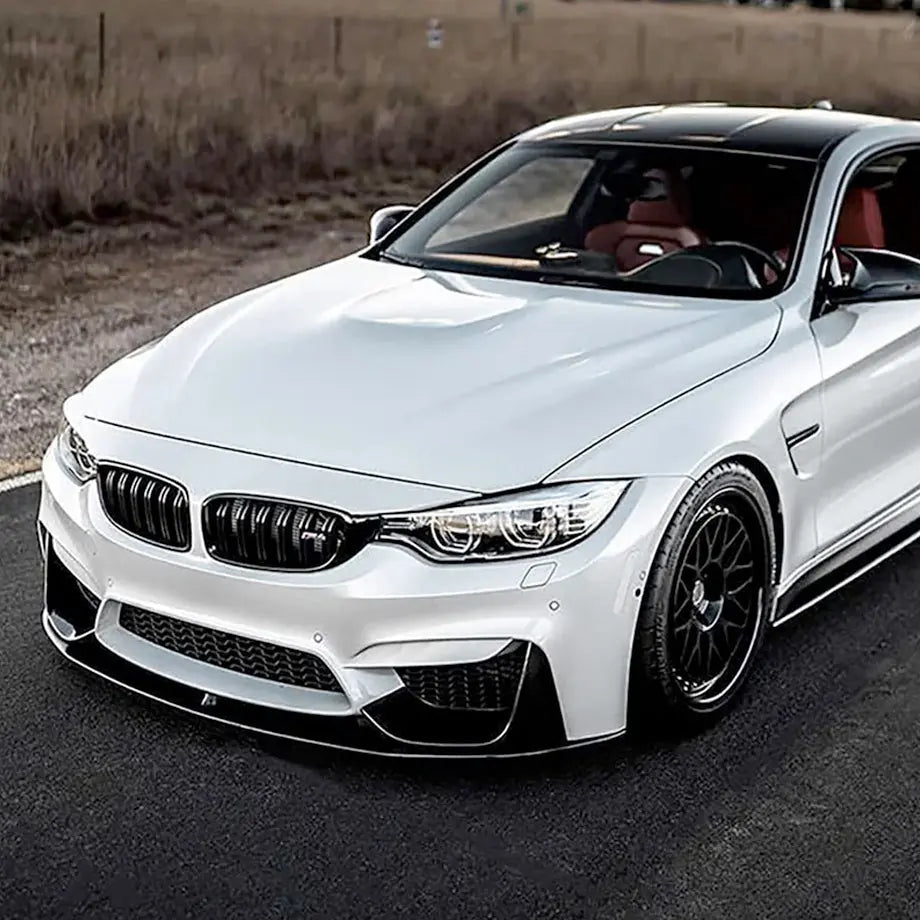 BM F80 M3 / F82 M4 Performance Style Gloss Black 4-Piece Front Spoiler