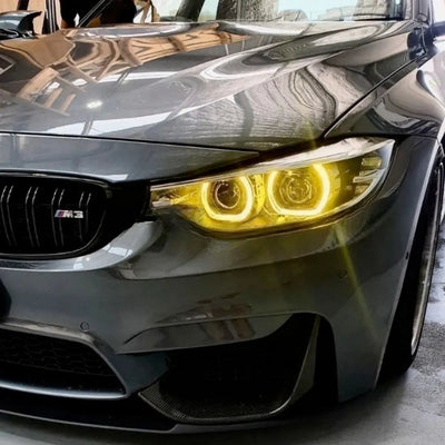 BM F80 M3 / F82 M4 (18-20) Lemon Yellow DRL LED Headlight Modules - Non Adaptive