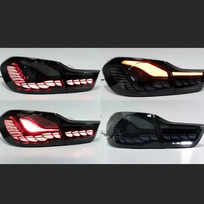 BM F82 / F83 M4 CS Style OLED Sequential Smoked Black Taillights (14-20)