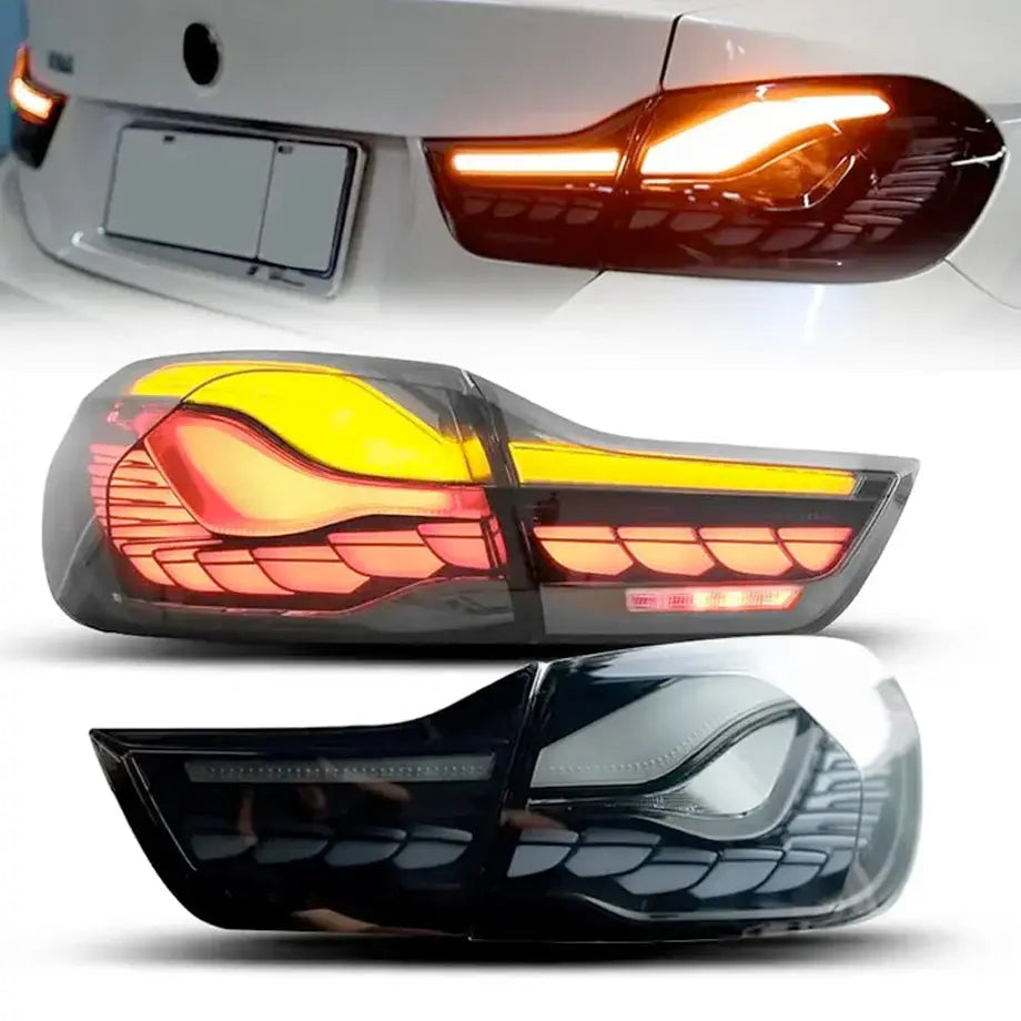 BM F82 / F83 M4 CS Style OLED Sequential Smoked Black Taillights (14-20)