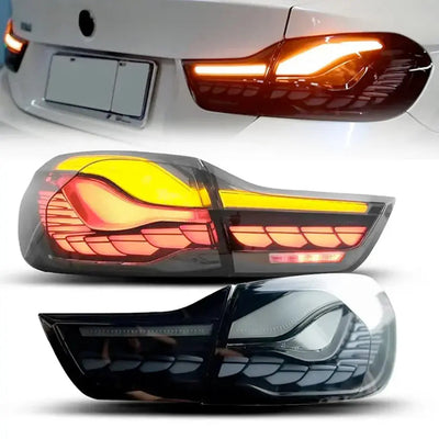 BM F82 / F83 M4 CS Style OLED Sequential Smoked Black Taillights (14-20)