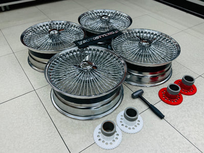 20” AS - 1000 SPOKE WIRE WHEEL FITS ALL CARS