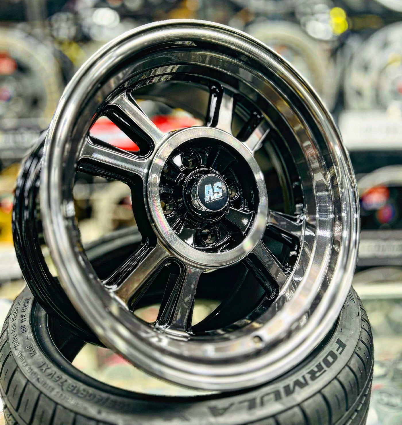 15” AS- 5030 4x100 WHEELS